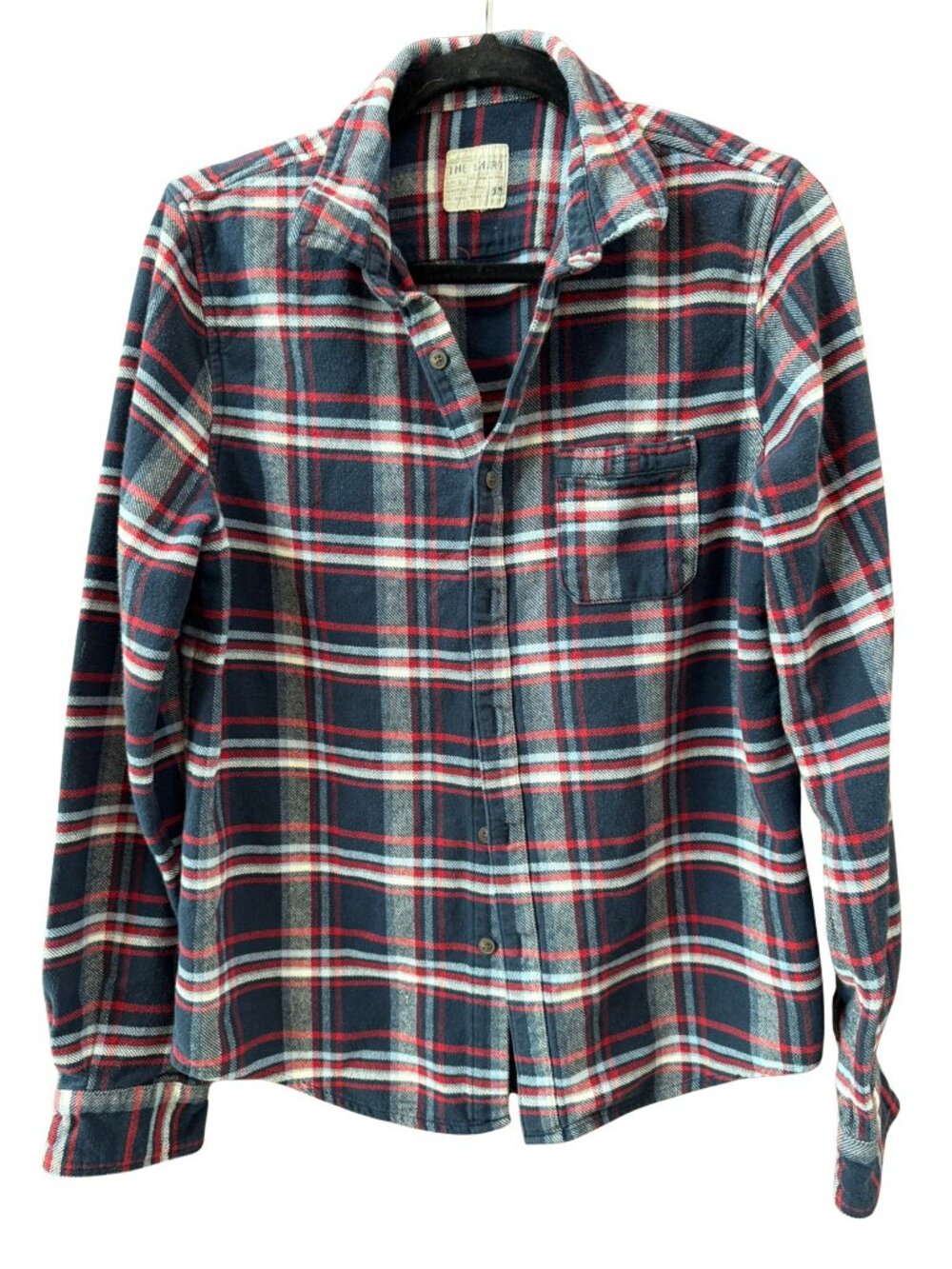 Vintage 1994 The Shirt Plaid Flannel Shirt Men's Small 100% Cotton Grunge USA